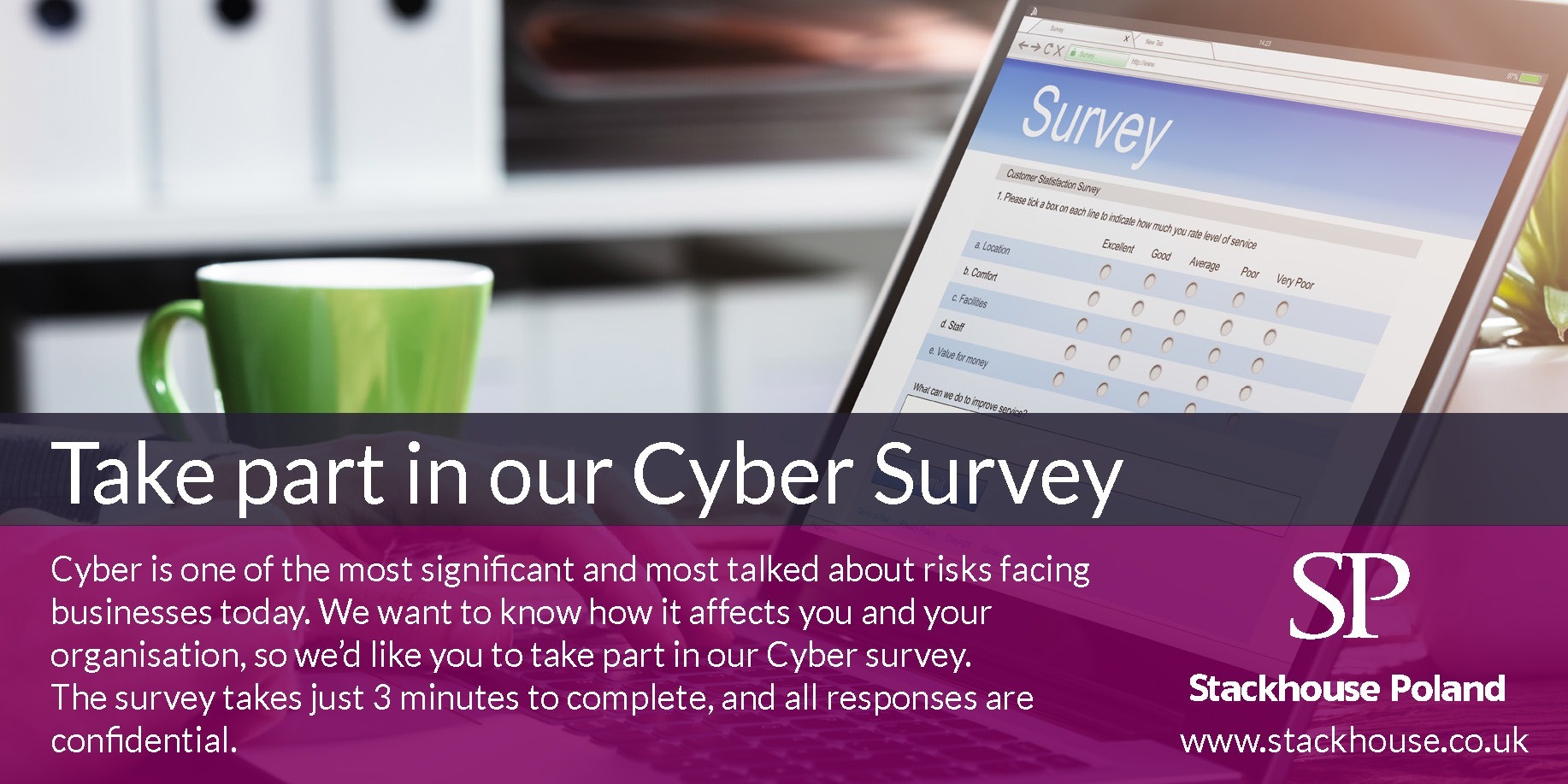 Award winning Stackhouse Poland urge businesses to take part in Cyber Security survey