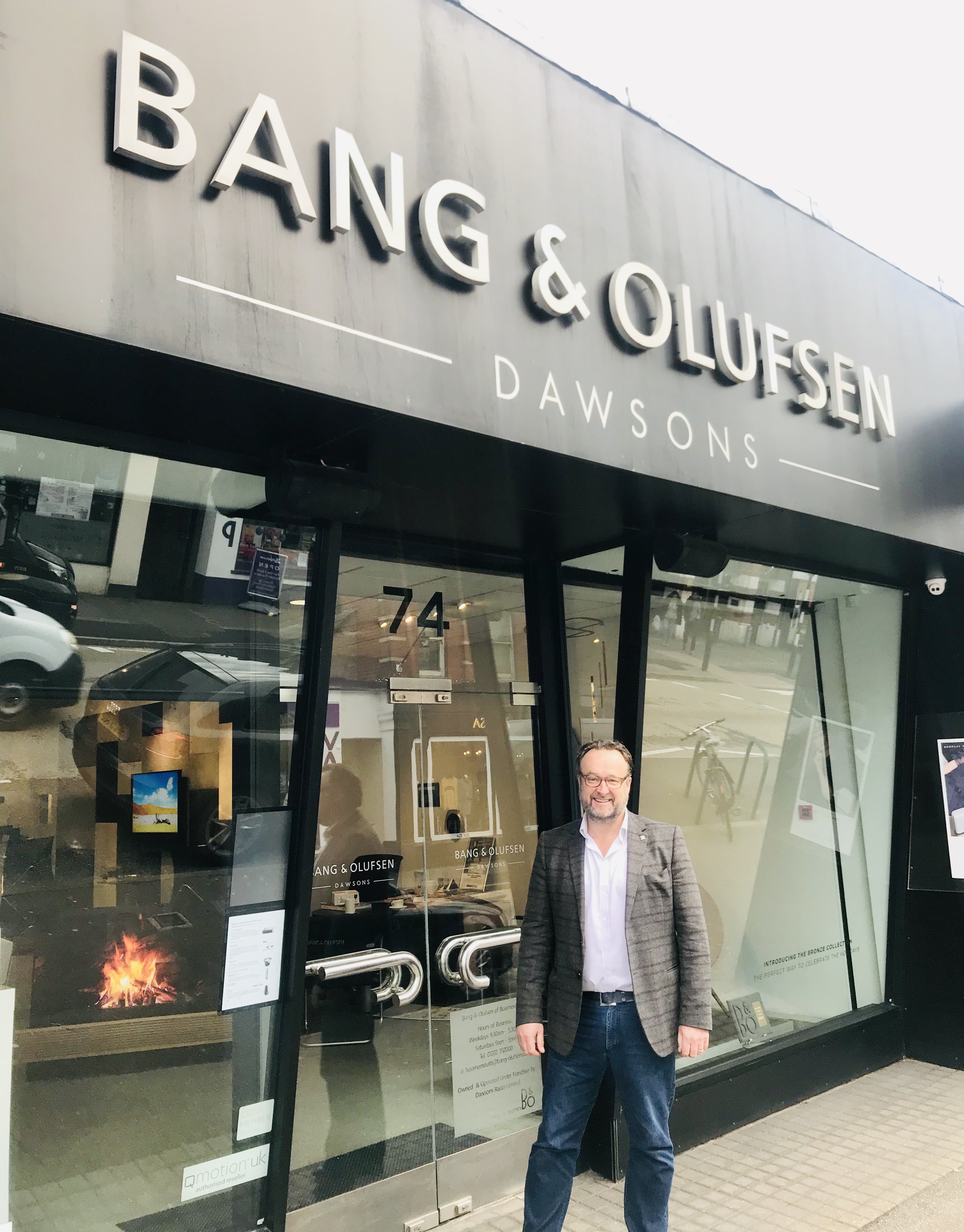 Dawsons B & O in Westbourne recognised by Bang & Olufsen worldwide  – an innovative business ever evolving with the times