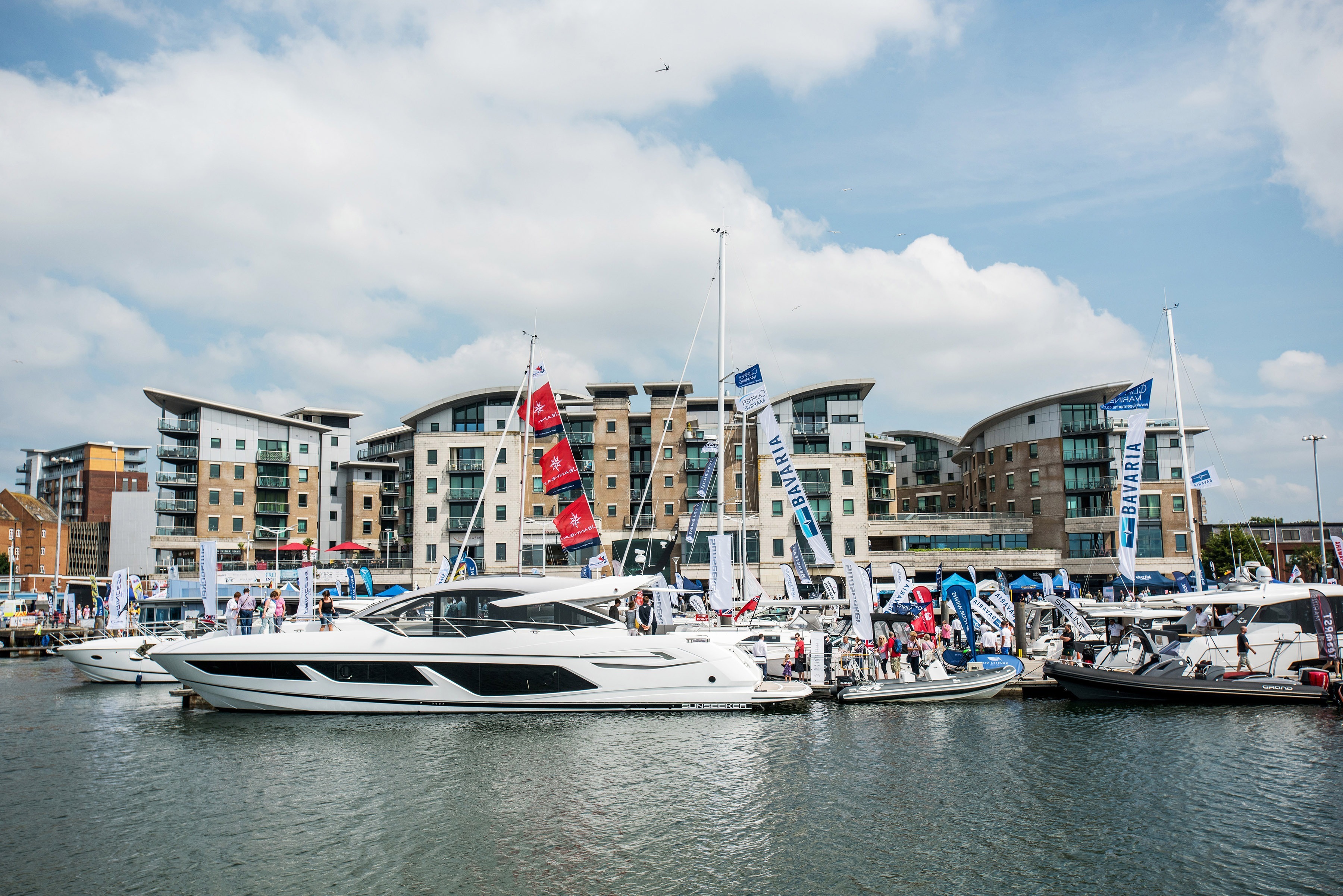 ﻿Sunseeker announced as returning headline sponsor for the 2019 Poole Harbour Boat Show