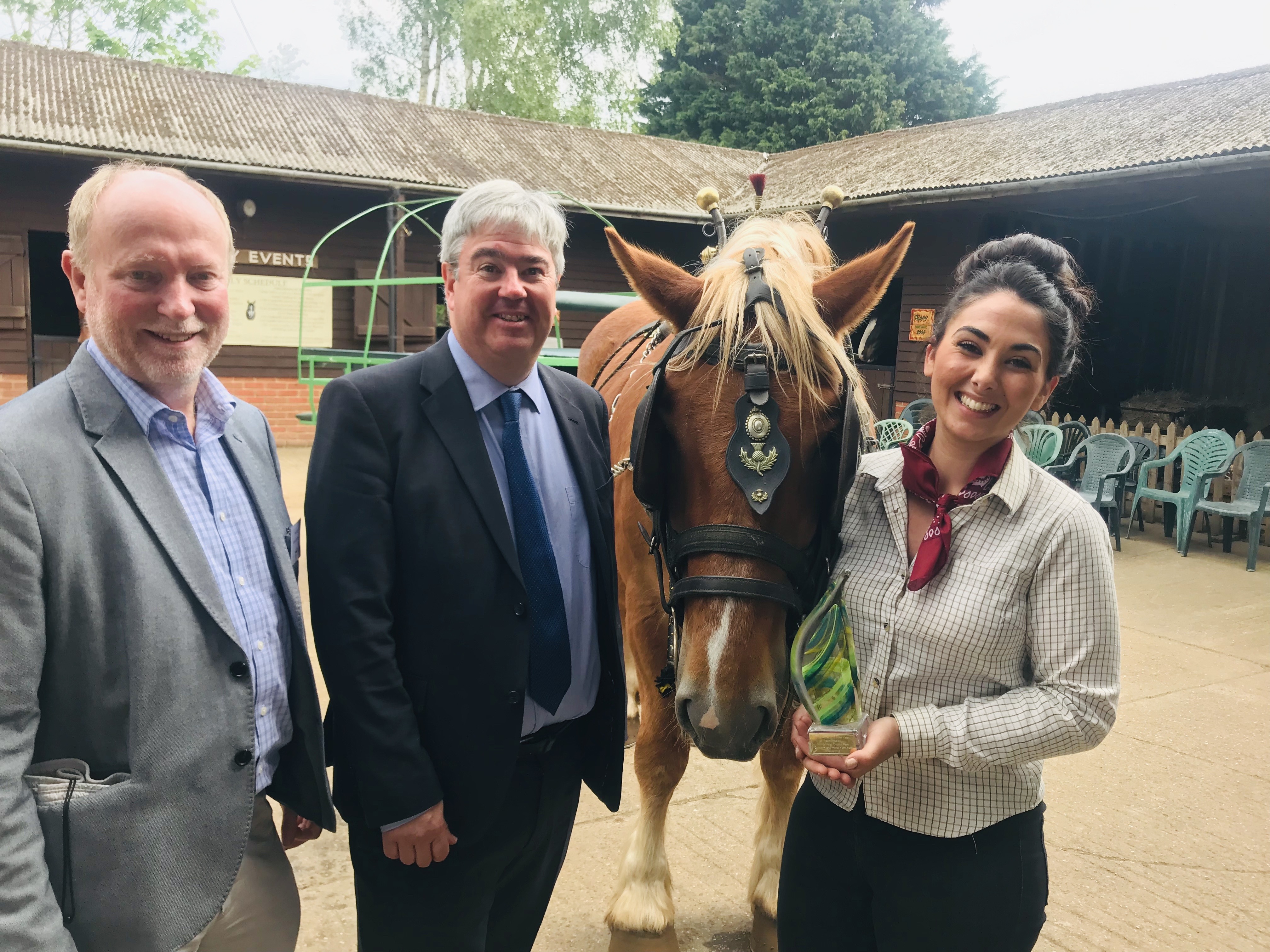 Dorset Heavy Horse Farm Centre host Dorset Tourism Awards sponsors and former winners