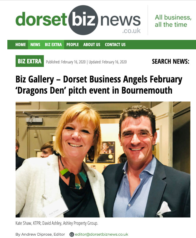 Dorset Business Angels pitch event pictures
