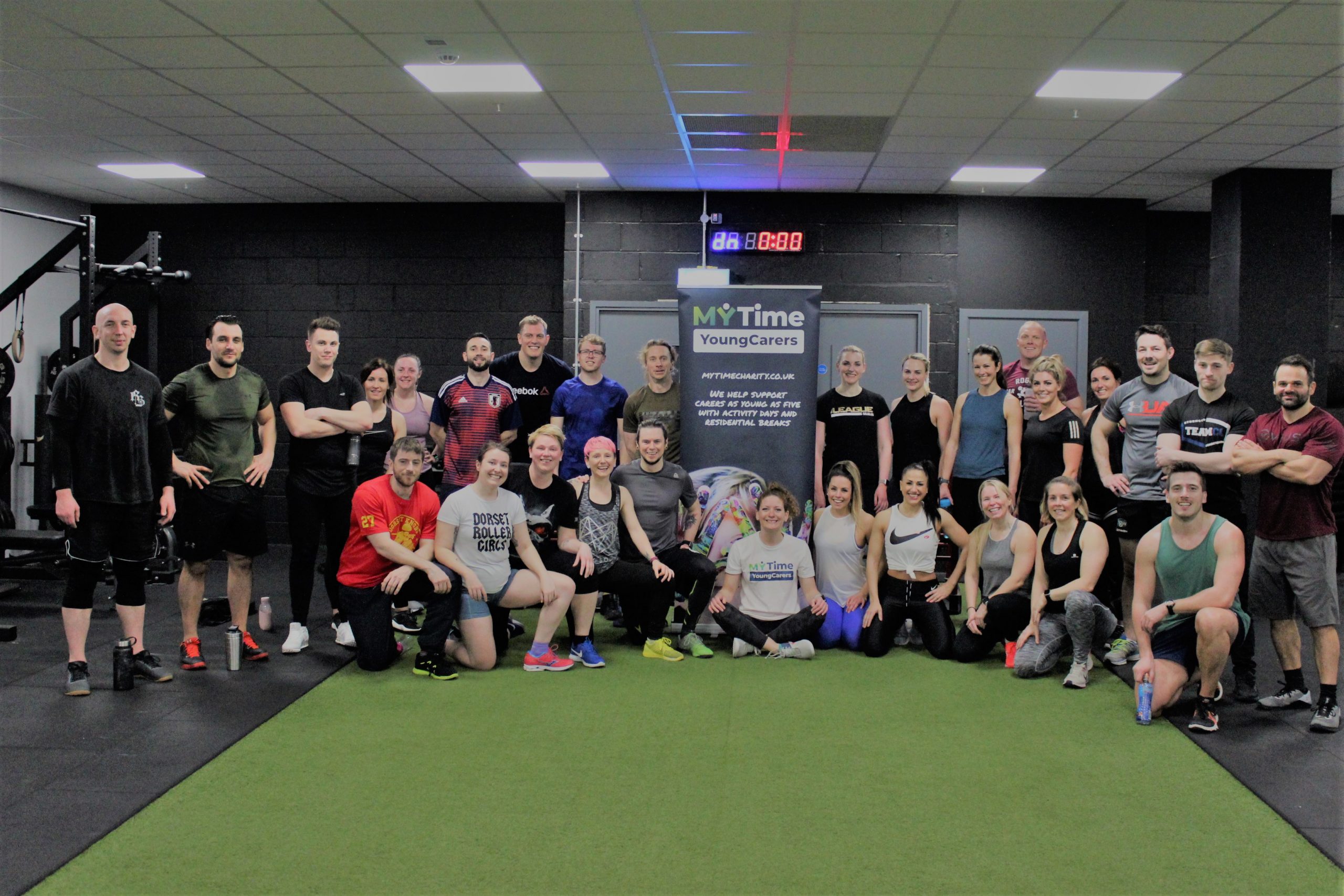 Team CC gym show their weighty support for MYTime Young Carers Charity