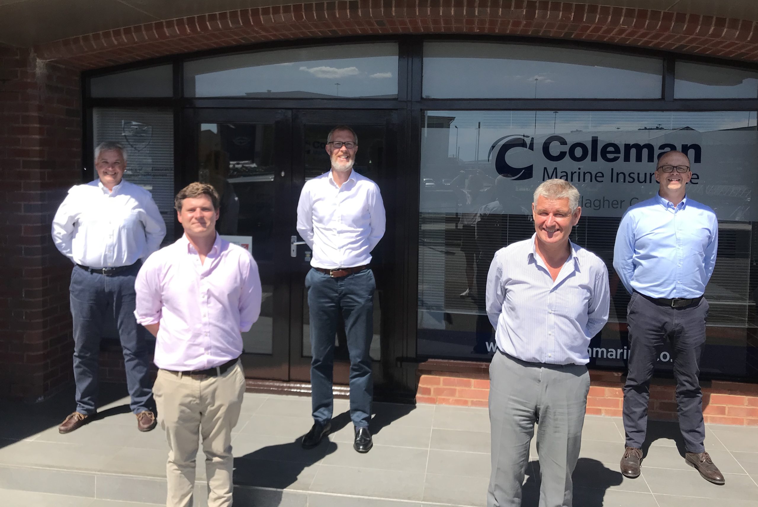 Coleman Marine staff welcome return to the office