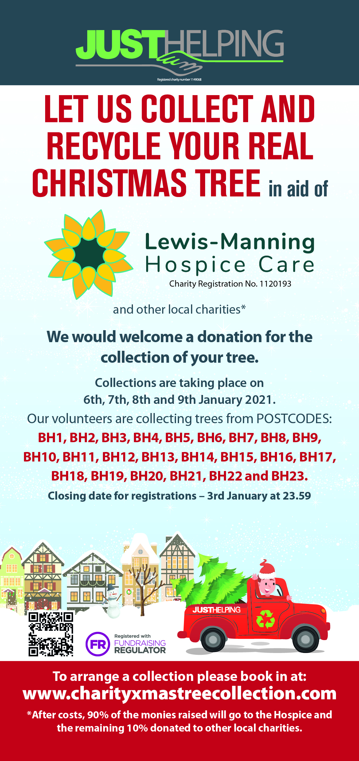 Lewis-Manning Hospice Care launch Christmas tree collection service
