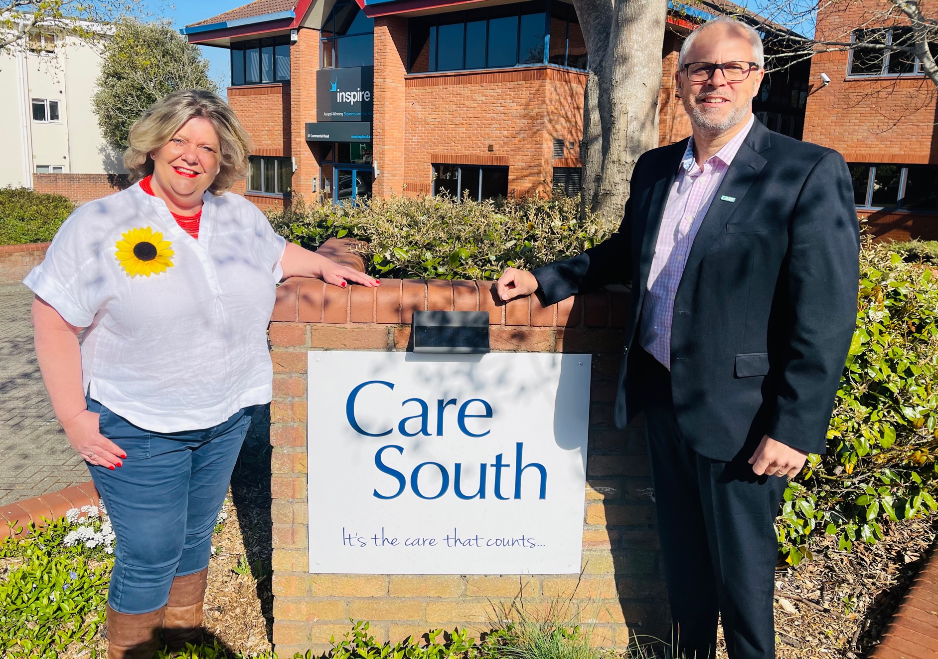 Lewis-Manning Hospice Care and Care South form Charity Partnership