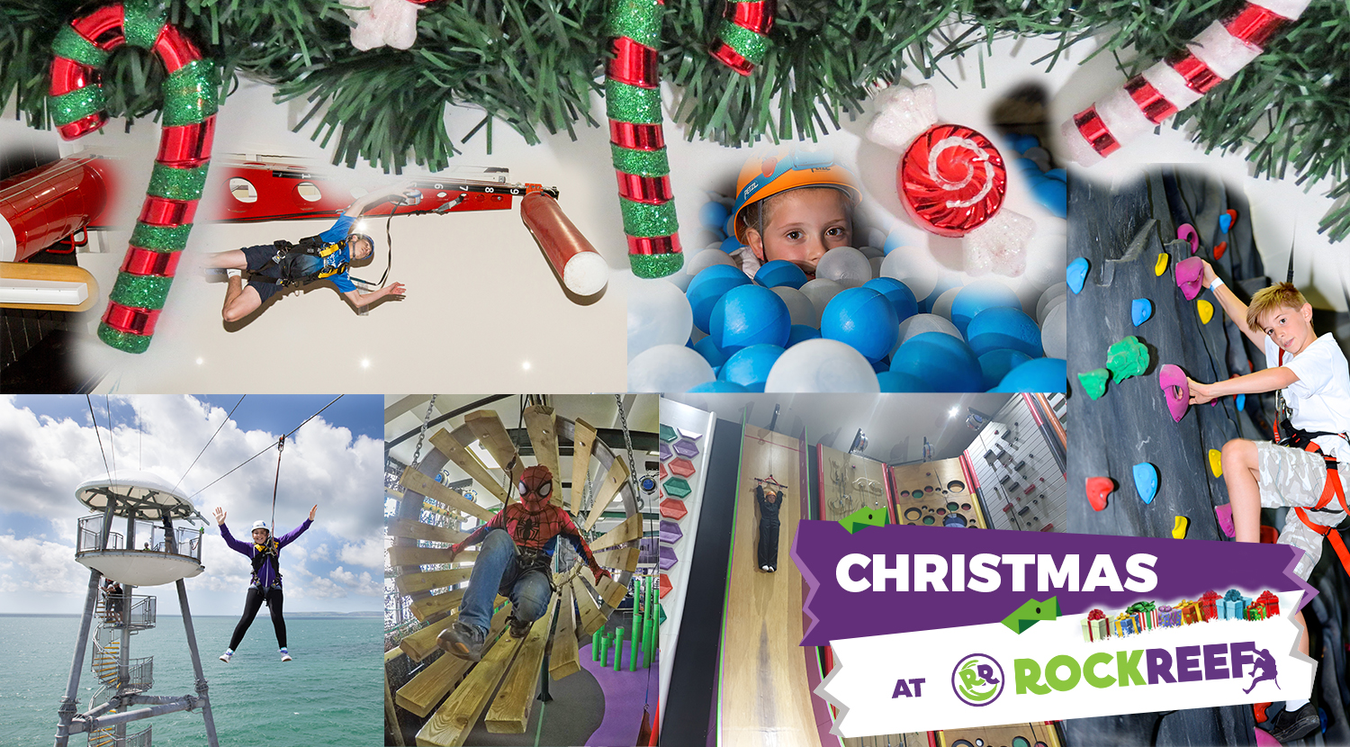 Create great memories with friends & family this Christmas at RockReef & the PierZip on Bournemouth Pier!
