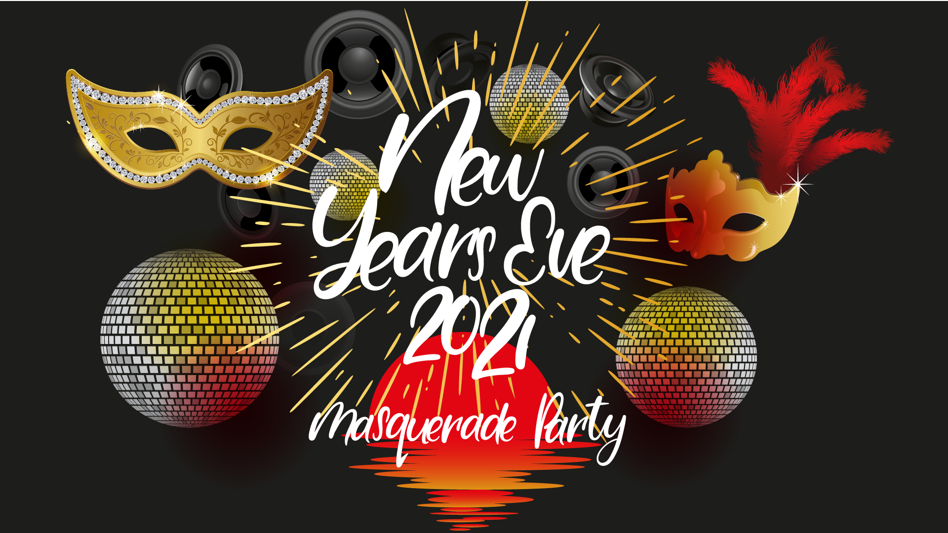 Bring in the New Year in style at the Masquerade Party at Key West on Bournemouth Pier