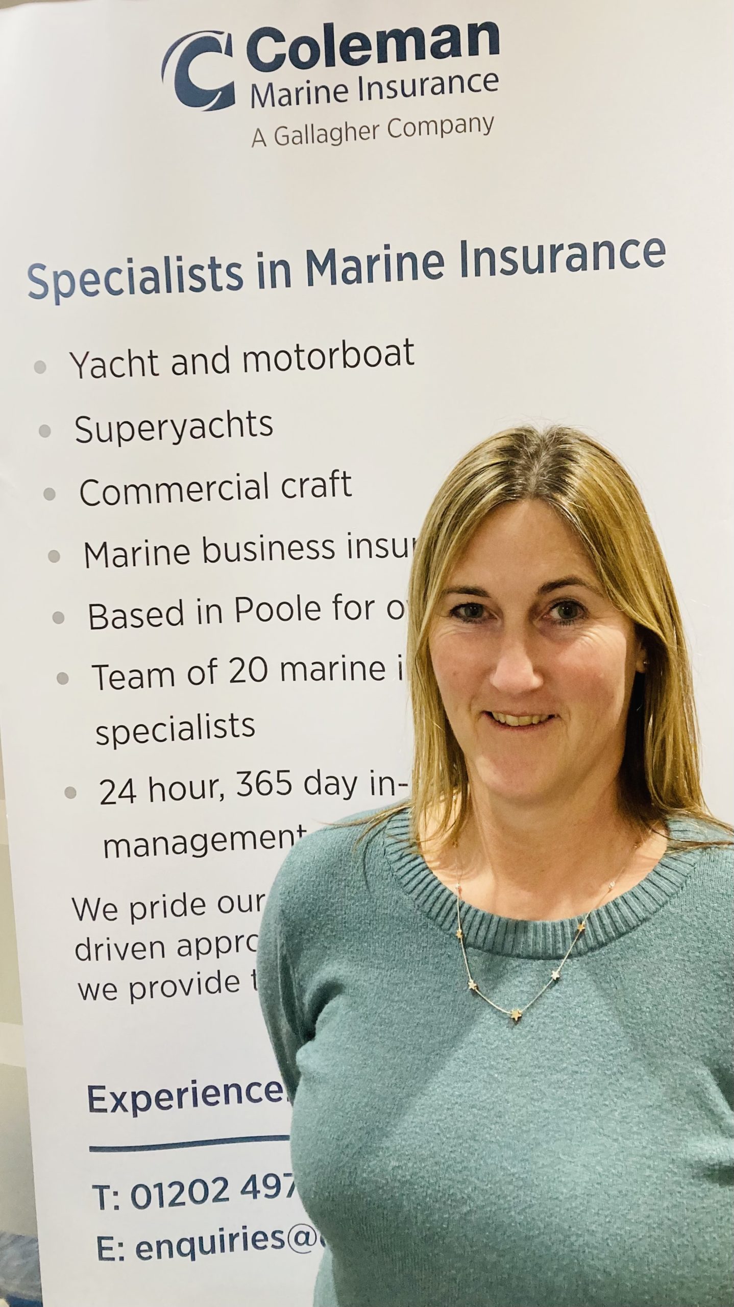 Shelley joins Coleman Marine Insurance team