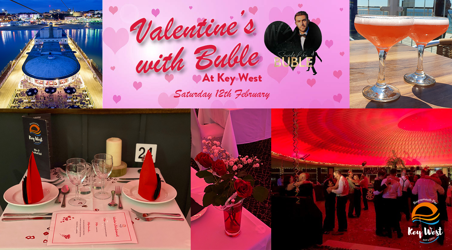 Michael Bublé Valentine’s evening at Key West Bar & Restaurant on Bournemouth Pier