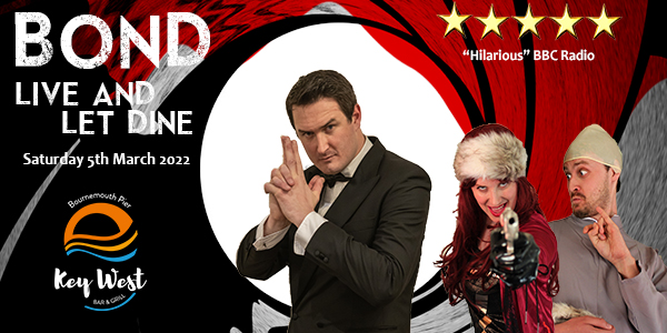 The James Bond Dining Show comes to Bournemouth Pier!