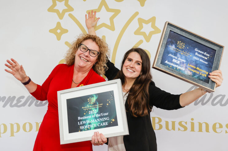 Lewis-Manning Hospice Care scoop two awards at the Bournemouth Business Awards