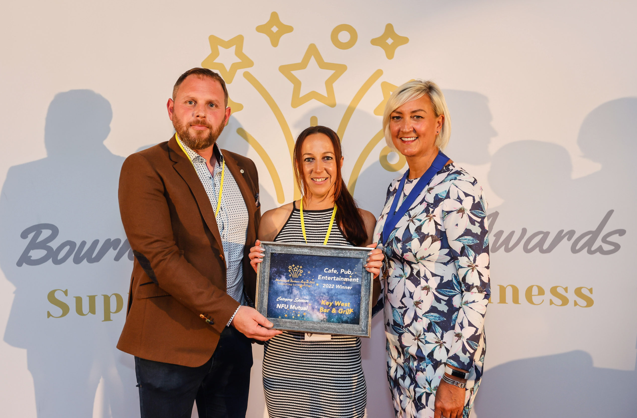 Key West Bar & Grill on Bournemouth Pier wins Café, Pub and Entertainment Business of the year at the Bournemouth Business Awards