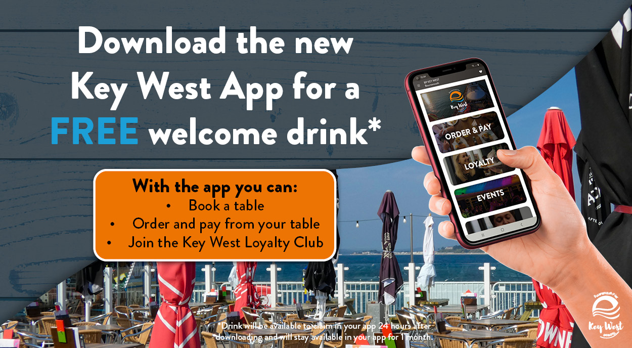 Key West on Bournemouth Pier launches new booking and payment app, with loyalty club benefits!
