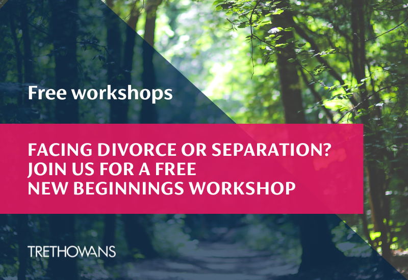 Free workshop for parents facing divorce and separation