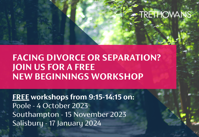 Free workshop for parents facing divorce and separation