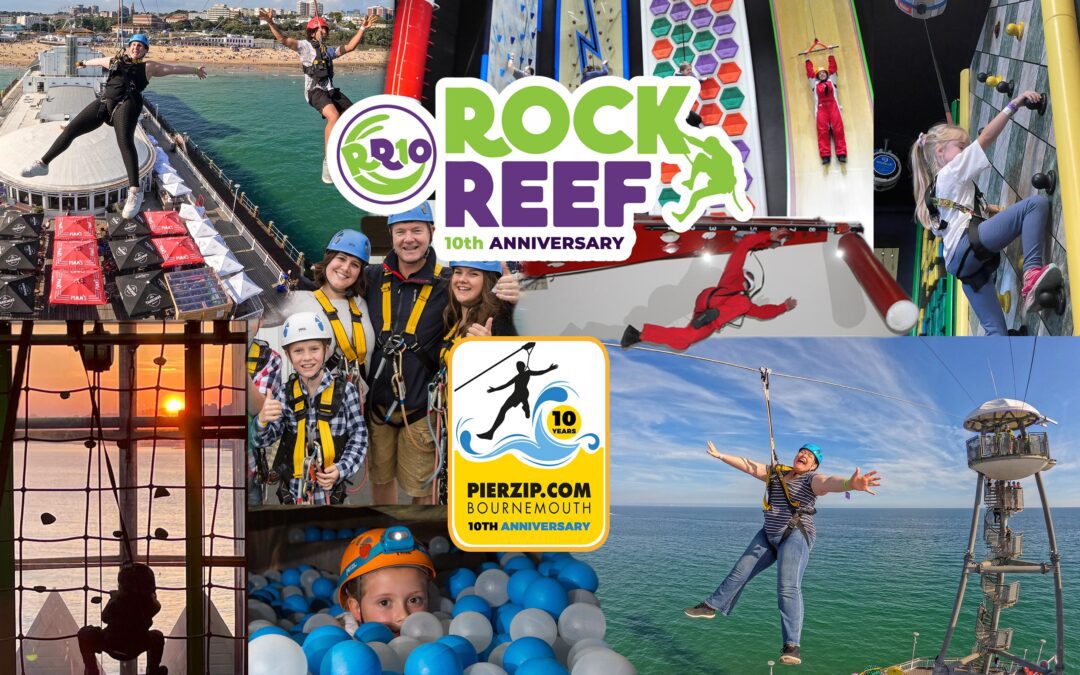 Adventure Attractions celebrates 10th anniversary of RockReef and the PierZip!