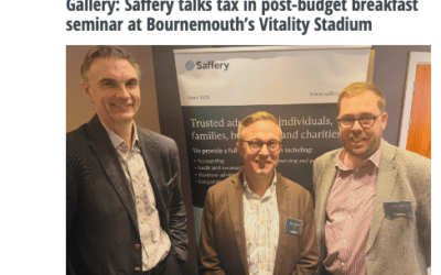 Saffery host Budget Breakfast Seminar at the Vitality Stadium in Bournemouth