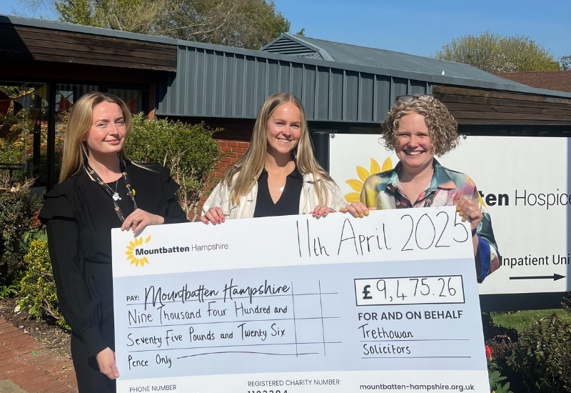 Trethowans donates over £32,000 and welcomes new charity partners