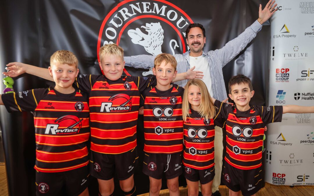 RockReef Climbing Attraction on Bournemouth Pier renews sponsorship with Bournemouth Rugby Club U12s Team